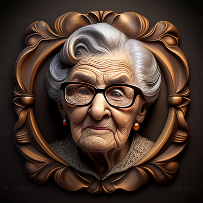 3D модель Мисс бабушка (STL)